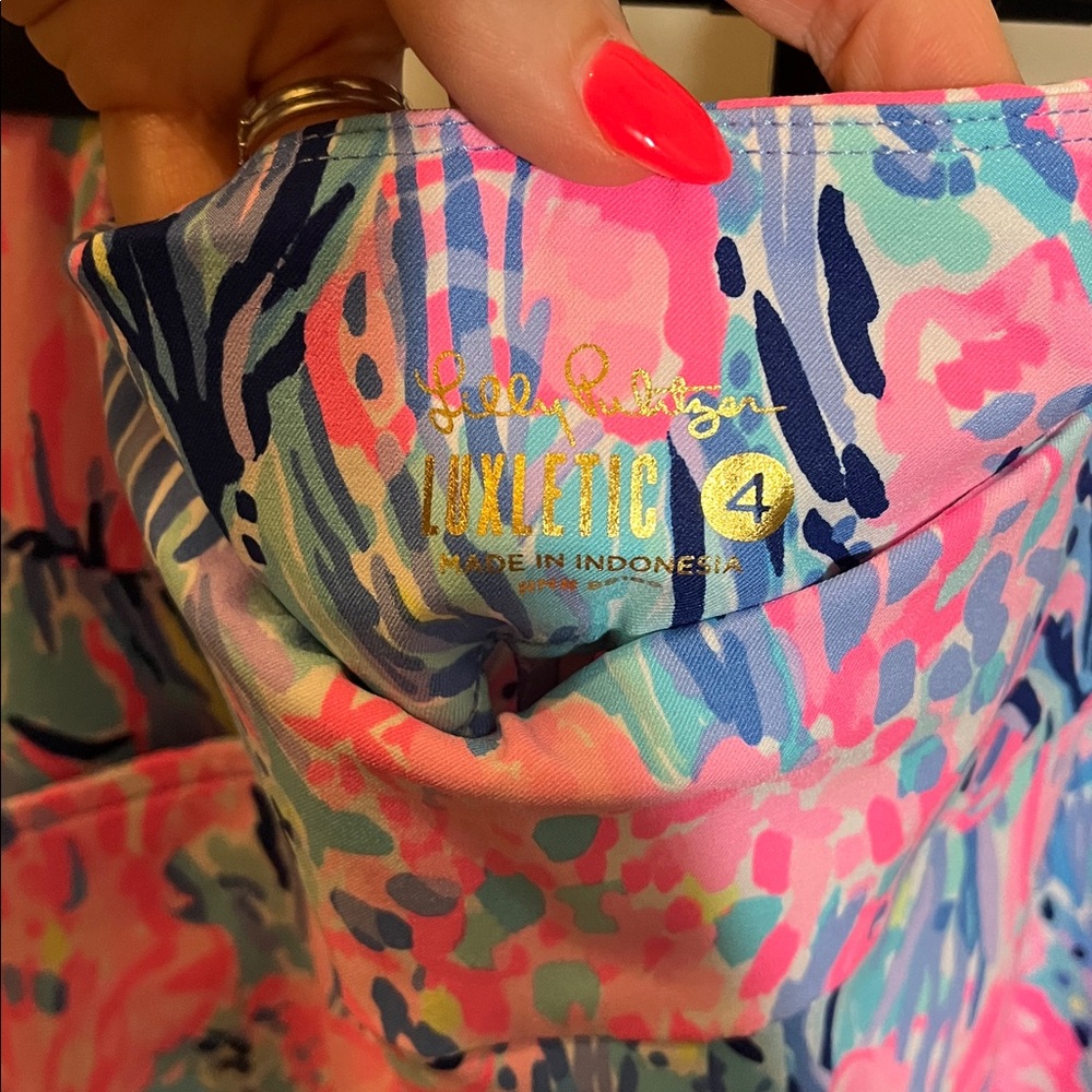 Lilly Pulitzer Luxletic Corso Pants - Size 4 - Picture 4 of 7